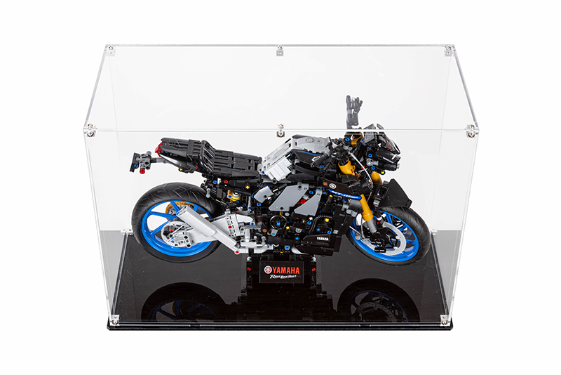 LEGO 42159 Technic™ Yamaha MT-10 SP + Display Case Black Base NO Background Bundle set