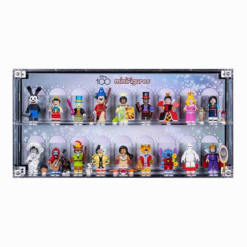 Wall Mounted Display Case for LEGO Minifigure 71038 Disney 100 With/Wi– My  Hobbies