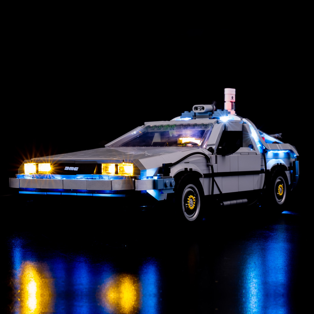 Acrylic Display Stand for the LEGO® Back to the Future Time Machine 10300