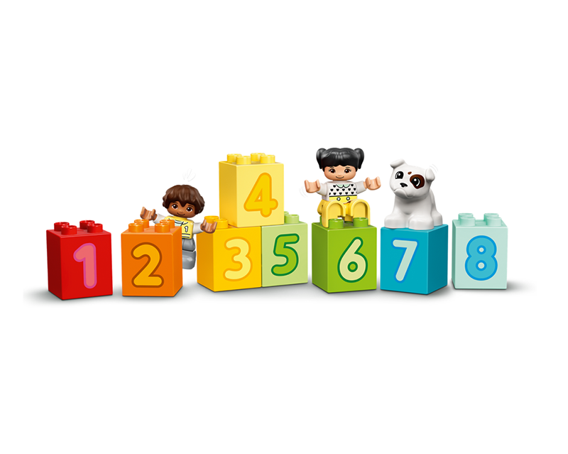 Duplo learn online to count train