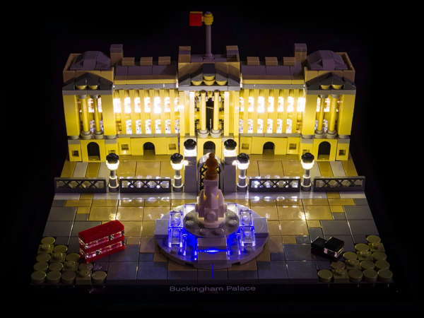 Light My Bricks LEGO Buckingham Palace 21029 Light Kit LEGO Set