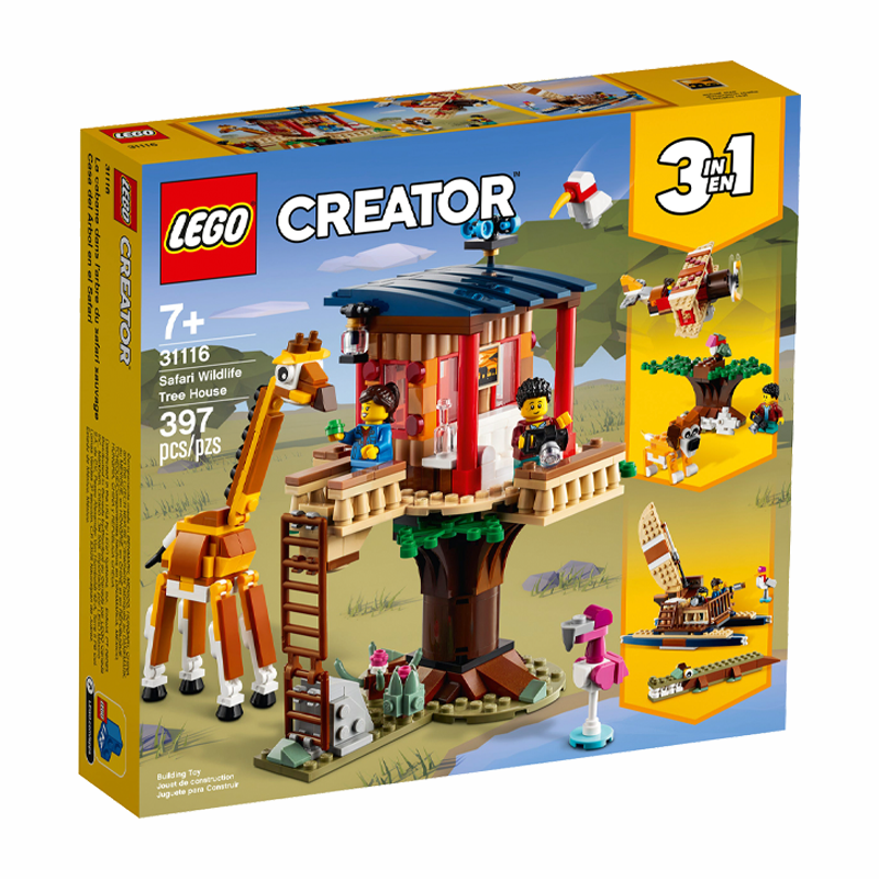 LEGO 31116 Creator 3 in 1 Safari Wildlife Treehouse My Hobbies