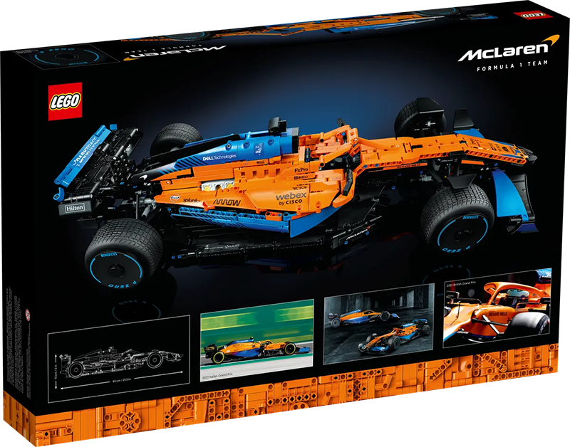 Wall Mounted Car Stand for LEGO Mclaren Formula 1™ Race Car 42141 