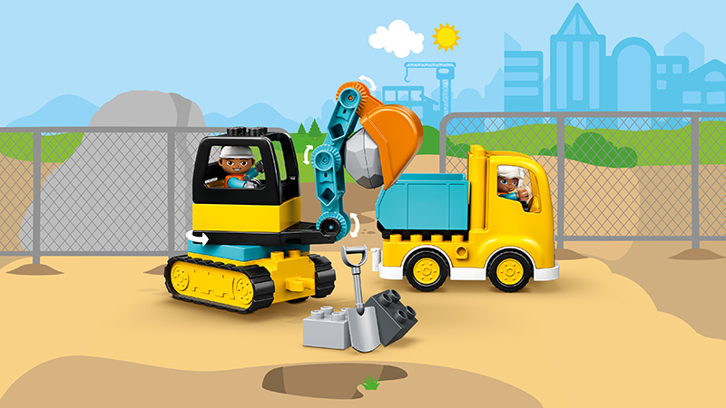 LEGO® 10931 DUPLO® Truck & Tracked Excavator - My Hobbies