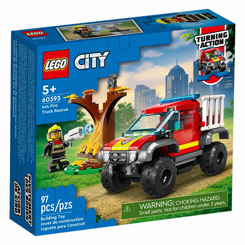 LEGO® 60393 City 4x4 Fire Truck Rescue