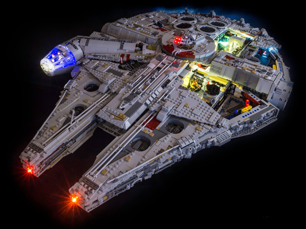 Lego millennium falcon on sale light kit 75192