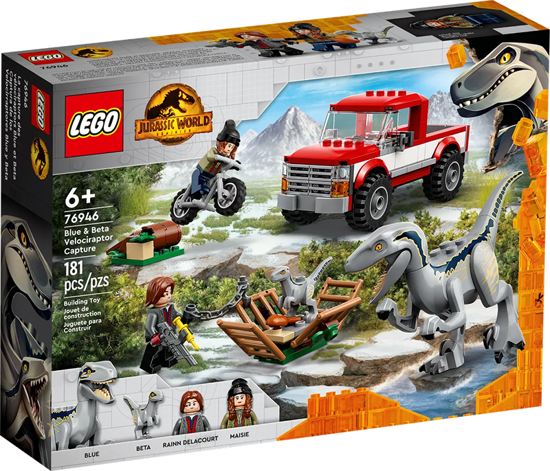 LEGO® 76946 Jurassic World™ Blue & Beta Velociraptor Capture - My Hobbies