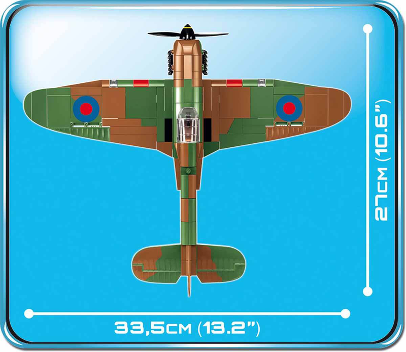 Cobi World War II - Hawker Hurricane Mk 1 (265 pieces) - My Hobbies