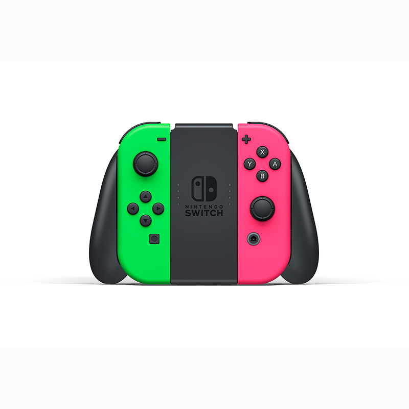 Nintendo Switch Joy-Con Neon Green and Pink Controller Pair My