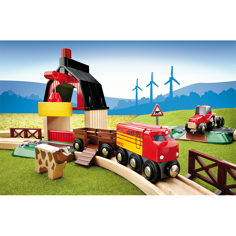 BRIO Set - Farm Railway Set, 20 pieces - My Hobbies
