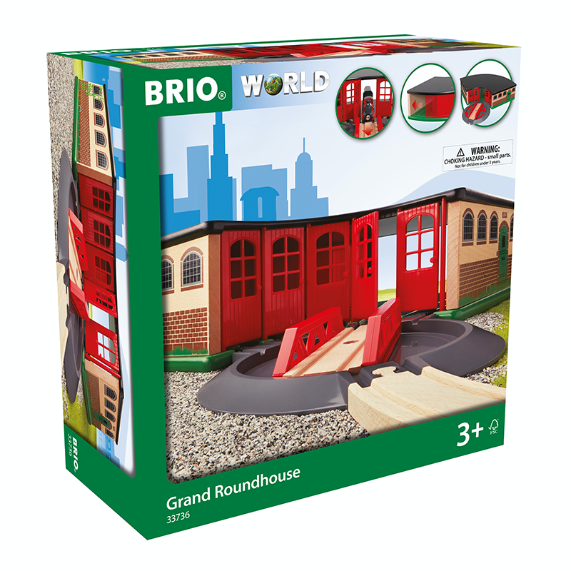 BRIO Destination - Grand Roundhouse, 3 pieces - My Hobbies