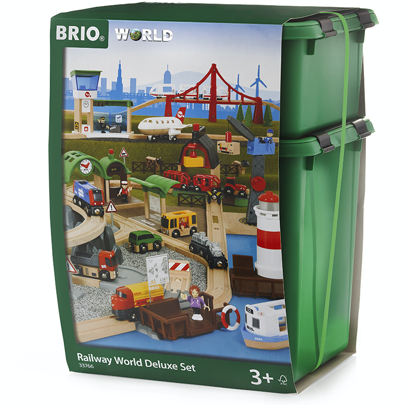 BRIO Set - Railway World Deluxe Set, 106 pieces - My Hobbies