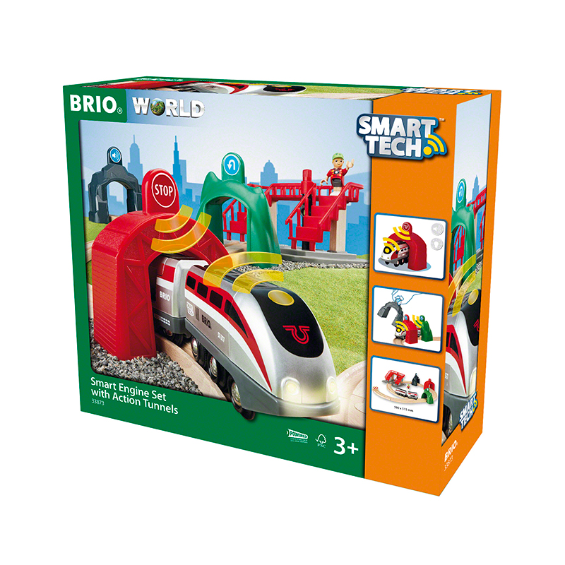 BRIO Smart Tech - Smart Engine Set with Action Tunnels - My Hobbies