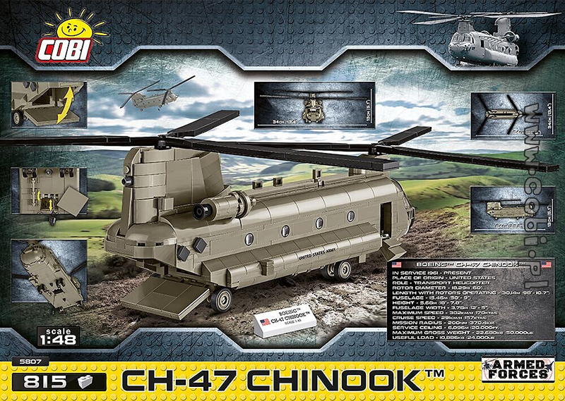Cobi Armed Forces - CH-47 Chinook (815 pieces) - My Hobbies