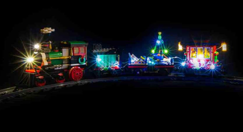 Light My Bricks LEGO Winter Holiday Train 10254 Light Kit Power