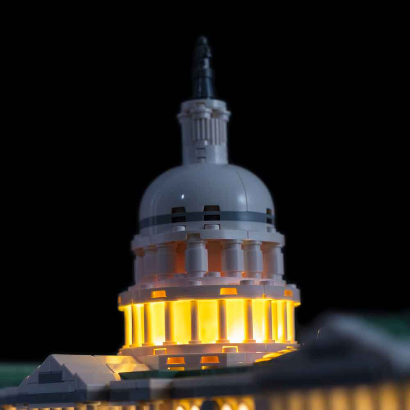 Light My Bricks LEGO United States Capitol Building