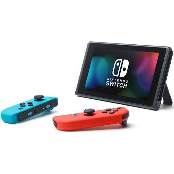 Nintendo Switch Joy-Con Console 2019 Neon Blue/Red My Hobbies