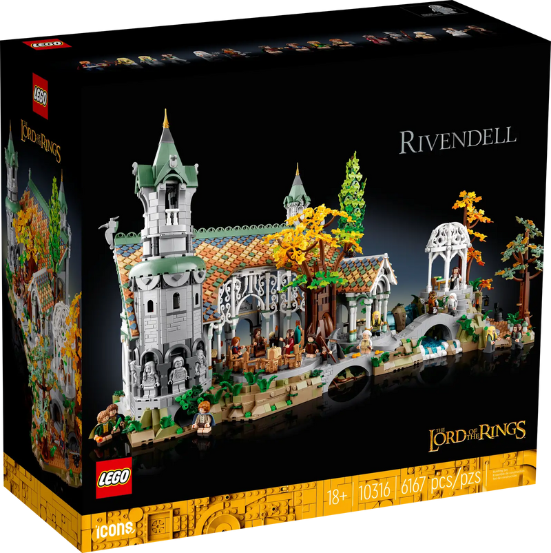 LEGO 10316 The Lord of the Rings RIVENDELL Ship From 9th of September 2024 My Hobbies