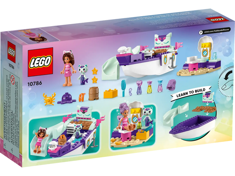 LEGO® 10786 Gabby's Dollhouse Gabby & MerCat's Ship & Spa