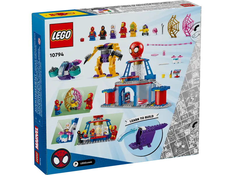 LEGO 10794 Marvel Spider-Man Team Spidey Web Spinner Headquarters