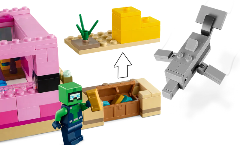 LEGO® 21247 Minecraft™ The Axolotl House