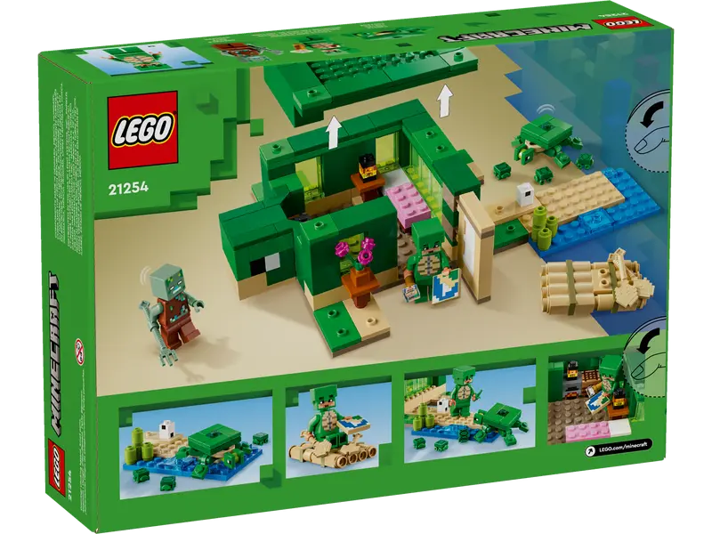 LEGO 21254 Minecraft The Turtle Beach House