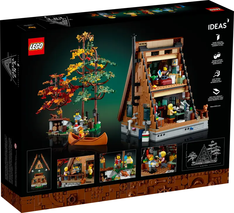 LEGO® 21338 Ideas A-Frame Cabin - My Hobbies