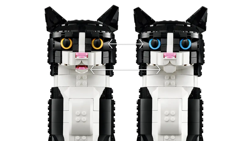 LEGO 21349 Ideas Tuxedo Cat