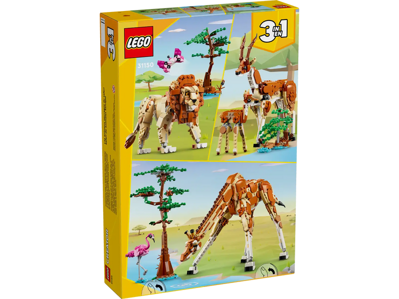 LEGO 31150 Creator 3-in-1 Wild Safari Animals