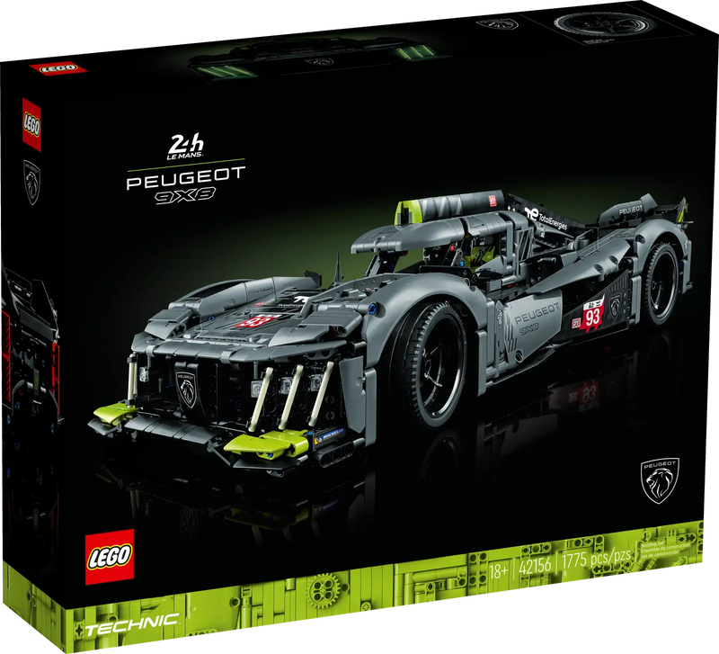 LEGO® 42156 Technic PEUGEOT 9X8 24H Le Mans Hybrid Hypercar - My Hobbies