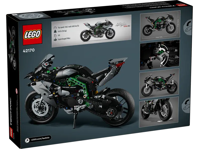 LEGO 42170 Technic Kawasaki Ninja H2R Motorcycle