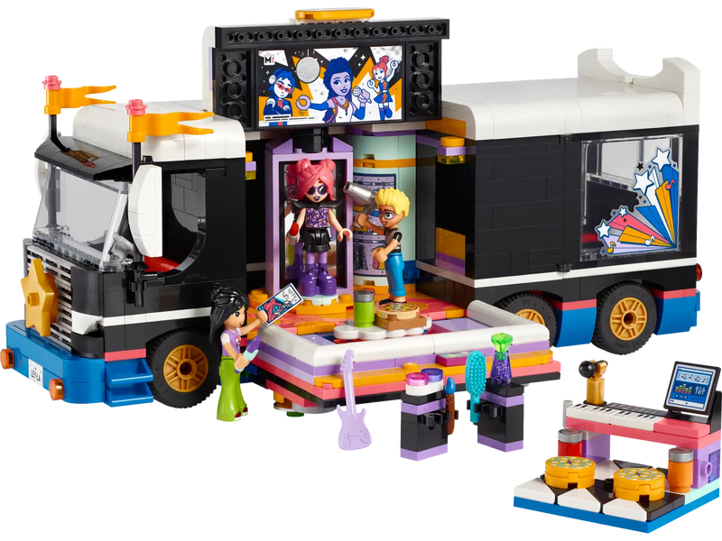 LEGO 42619 Friends Pop Star Music Tour Bus