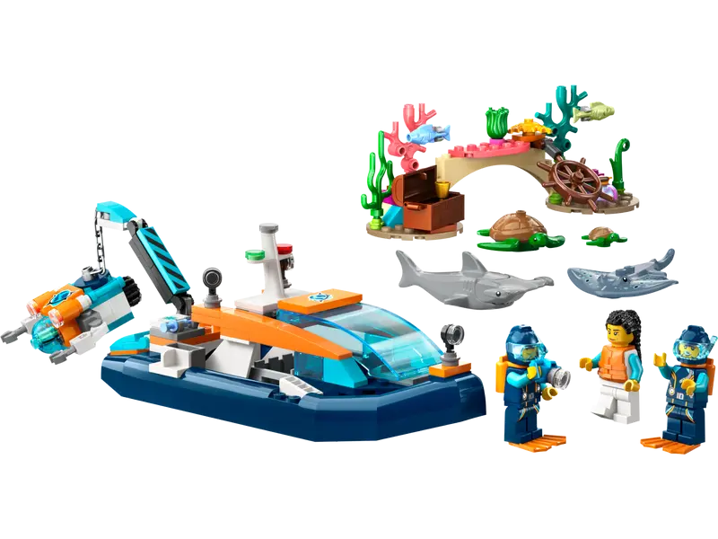 LEGO® 60377 City Explorer Diving Boat