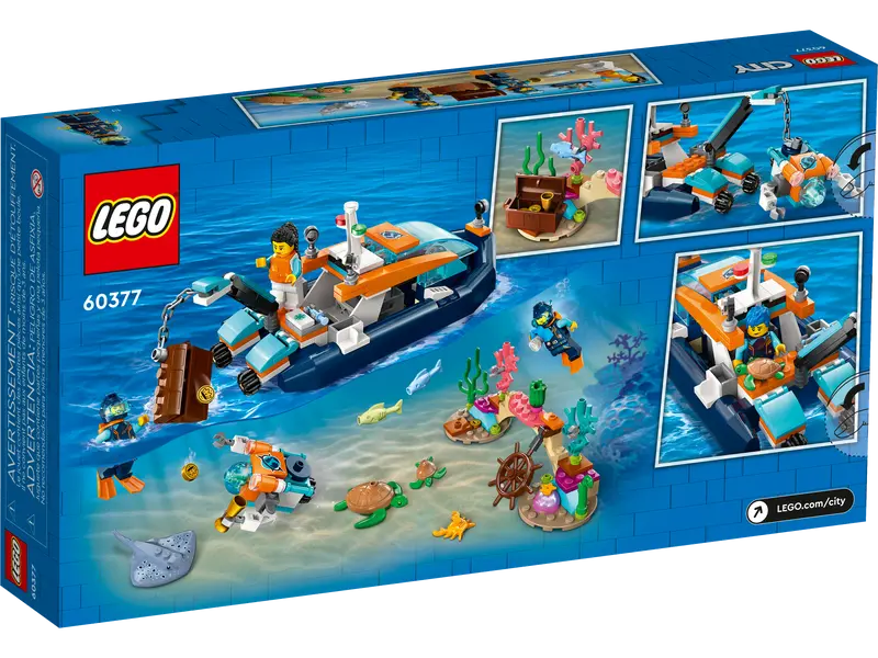 LEGO® 60377 City Explorer Diving Boat