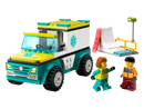 LEGO 60403 City Emergency Ambulance and Snowboarder