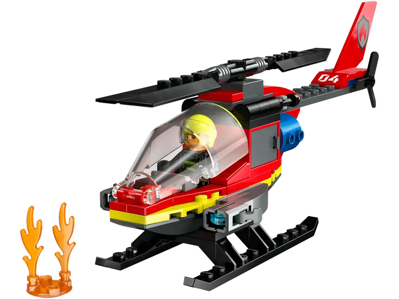 LEGO 60411 City Fire Rescue Helicopter