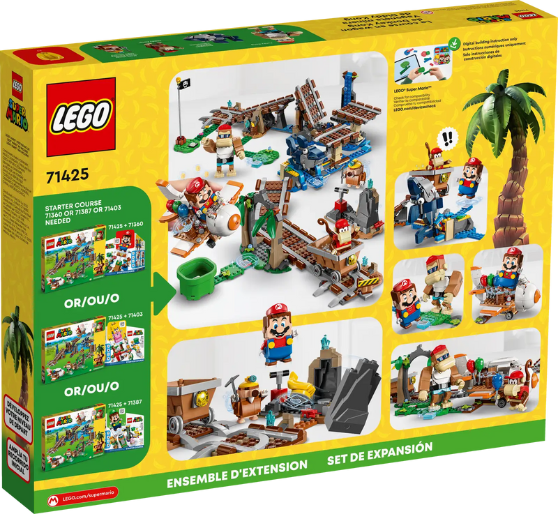 LEGO® 71425 Super Mario™ Diddy Kong's Mine Cart Ride Expansion Set