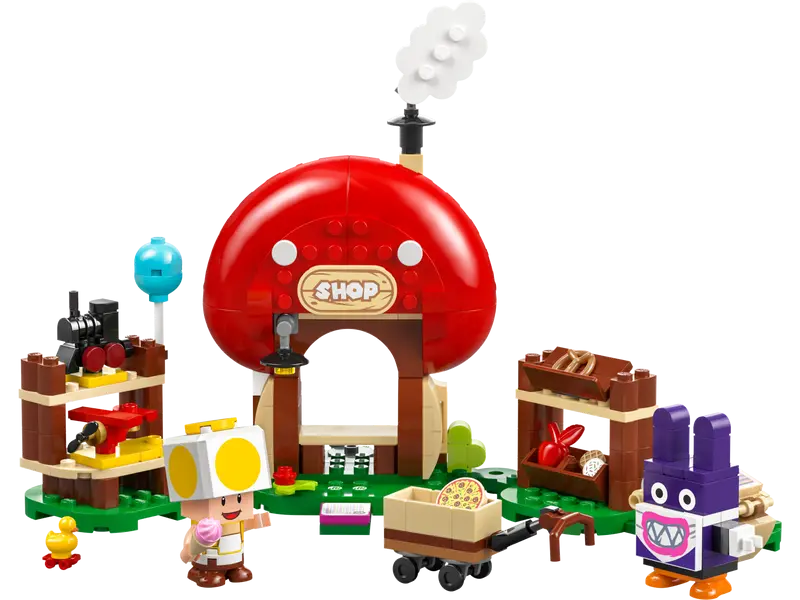 LEGO 71429 Super Mario Nabbit at Toad's Shop Expansion Set