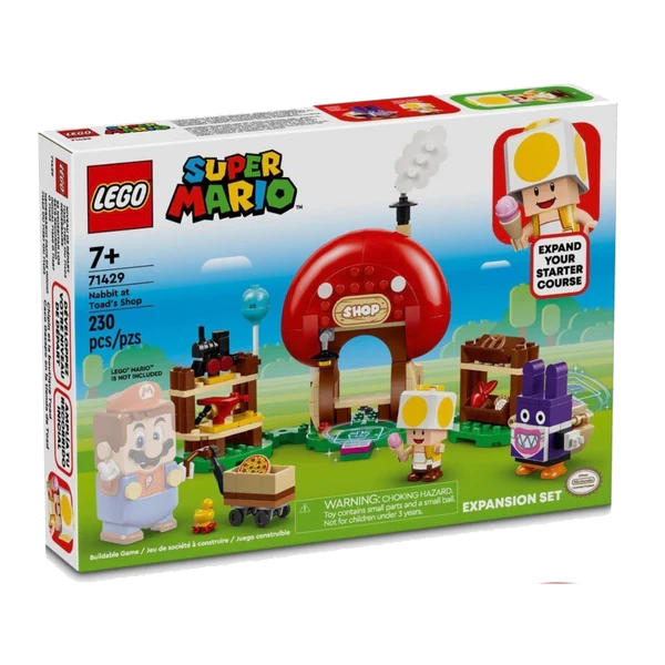 LEGO 71429 Super Mario Nabbit at Toad's Shop Expansion Set