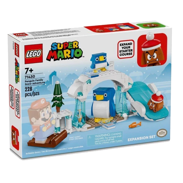 LEGO 71430 Super Mario Penguin Family Snow Adventure Expansion Set