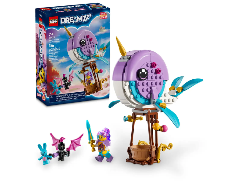 LEGO 71472 DREAMZzz Izzie's Narwhal Hot-Air Balloon