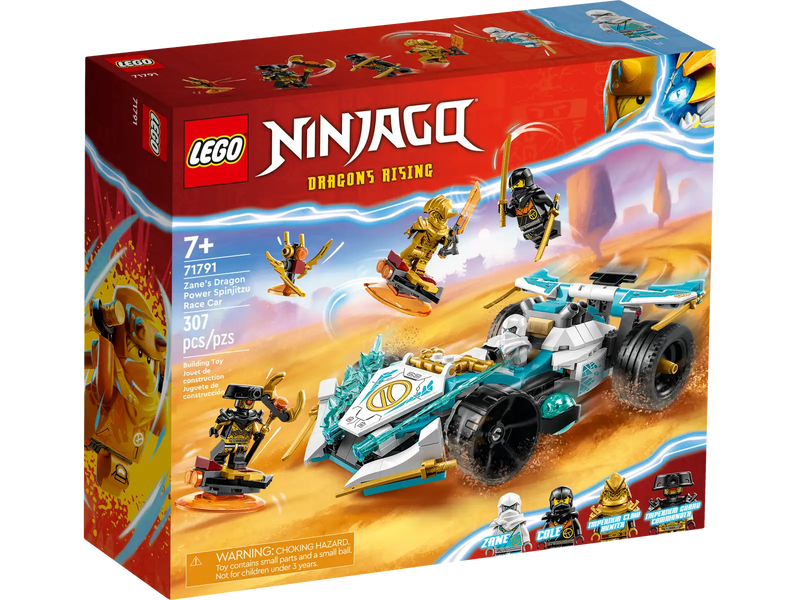 LEGO® 71791 NINJAGO® Zane’s Dragon Power Spinjitzu Race Car