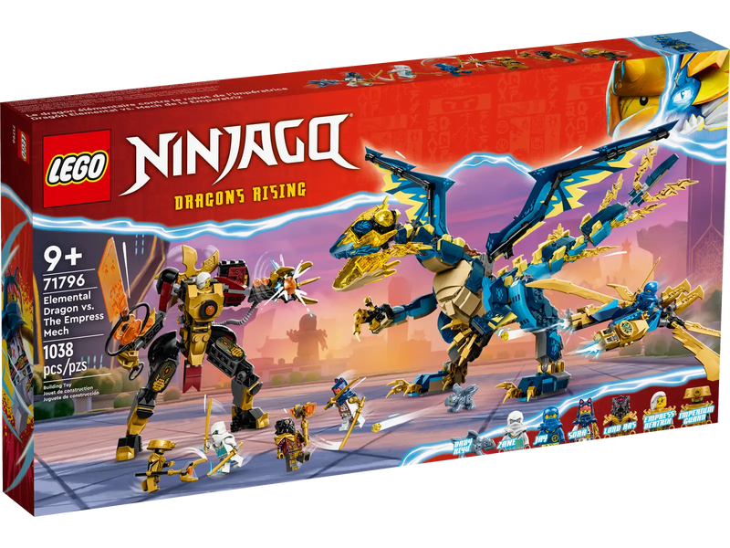 LEGO® 71796 NINJAGO® Elemental Dragon vs. The Empress Mech