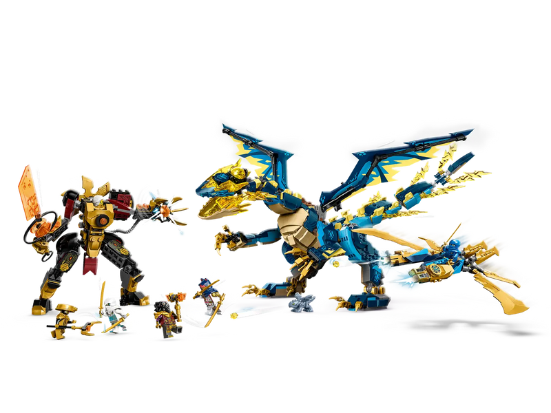 LEGO® 71796 NINJAGO® Elemental Dragon vs. The Empress Mech
