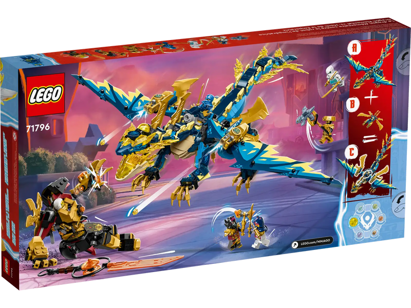 LEGO® 71796 NINJAGO® Elemental Dragon vs. The Empress Mech