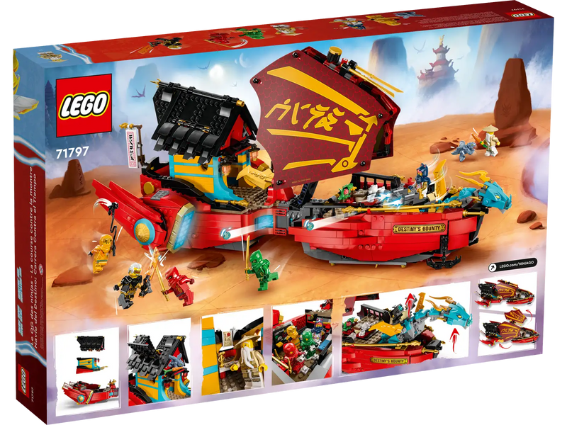 LEGO® 71797 NINJAGO® Destiny’s Bounty - race against time