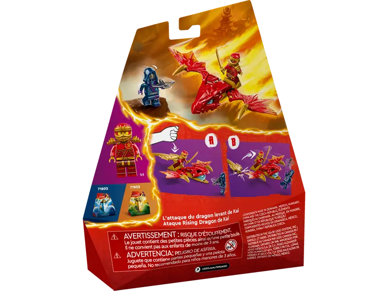 LEGO 71801 NINJAGO Kai's Rising Dragon Strike