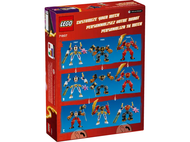 LEGO 71807 NINJAGO Sora's Elemental Tech Mech