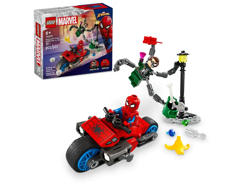 LEGO 76275 Marvel Motorcycle Chase: Spider-Man vs. Doc Ock