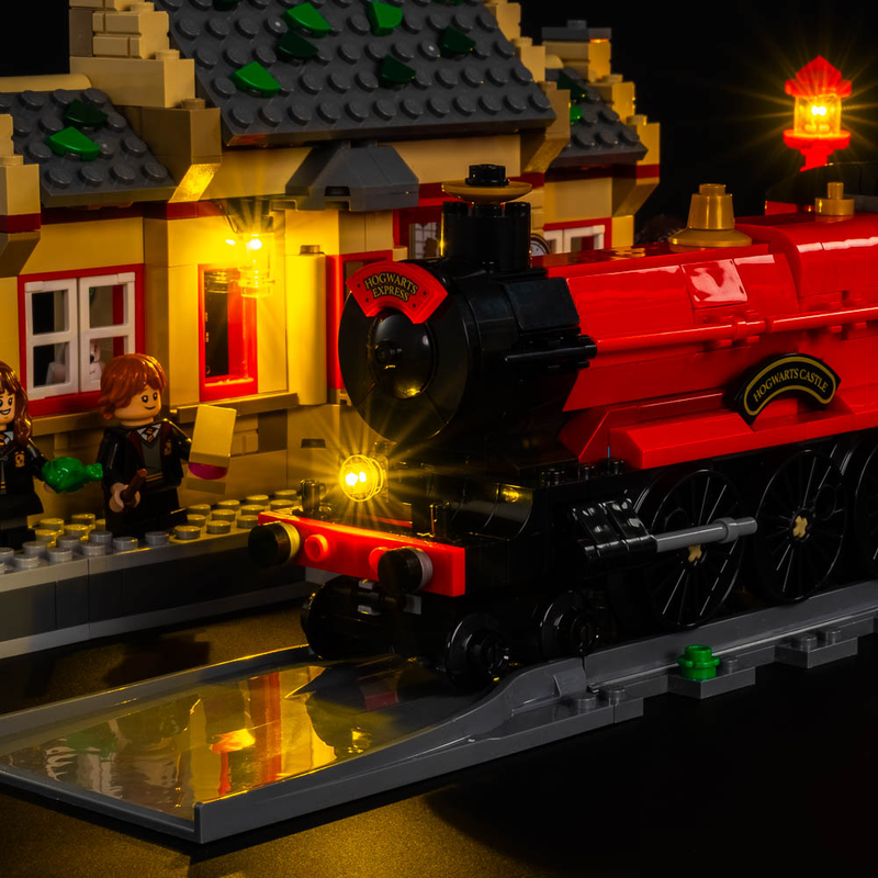 Light My Bricks LEGO Harry Potter Hogwarts Express & Hogsmeade Station